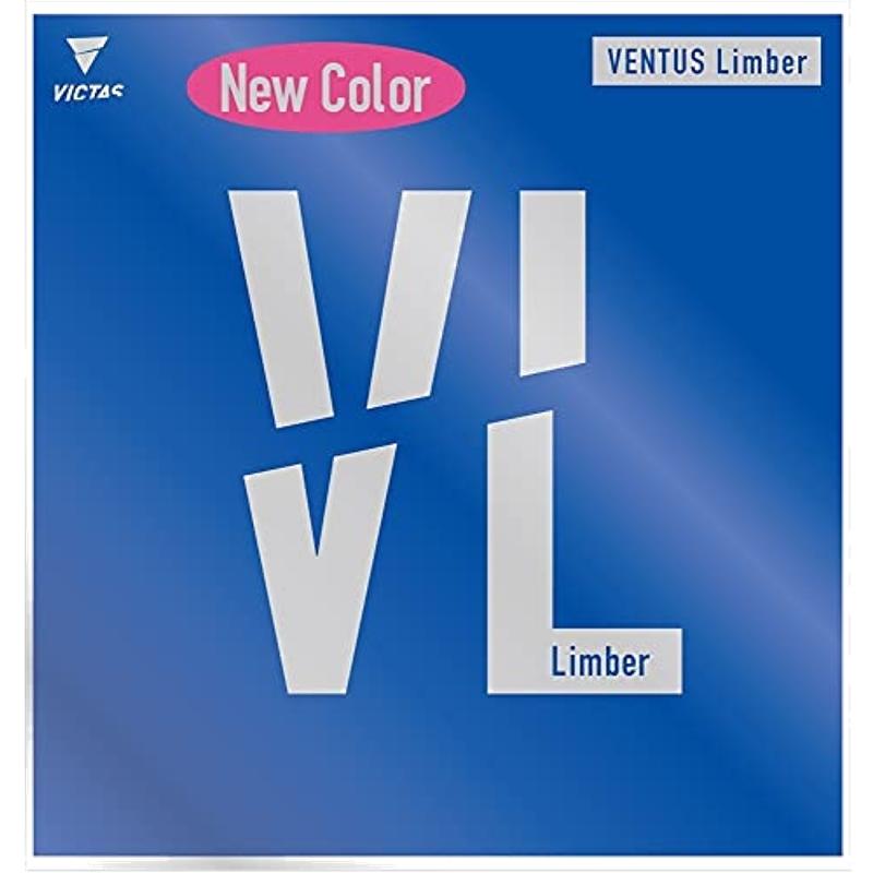 VICTAS Table Tennis Rubber Ventas Limber Back Soft High Energy Tension Pink 1.8 200010