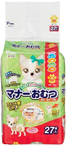 P.one Stretchable Diaper with Tape SSS 27P