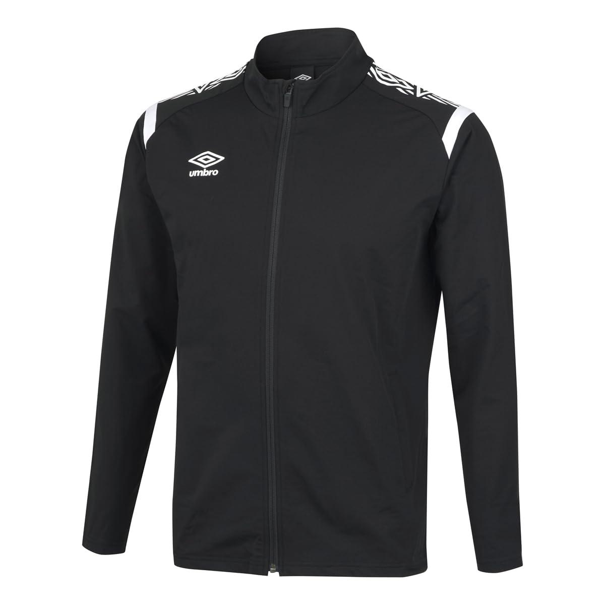 [Umbro] Jersey Soccer Long Sleeve Zipper Moisture-Wicking Stretch Windproof Lightweight Practice Club Team Training Classic Kids Junior Unisex 10 Colors BKWH (UAS2350J) 160