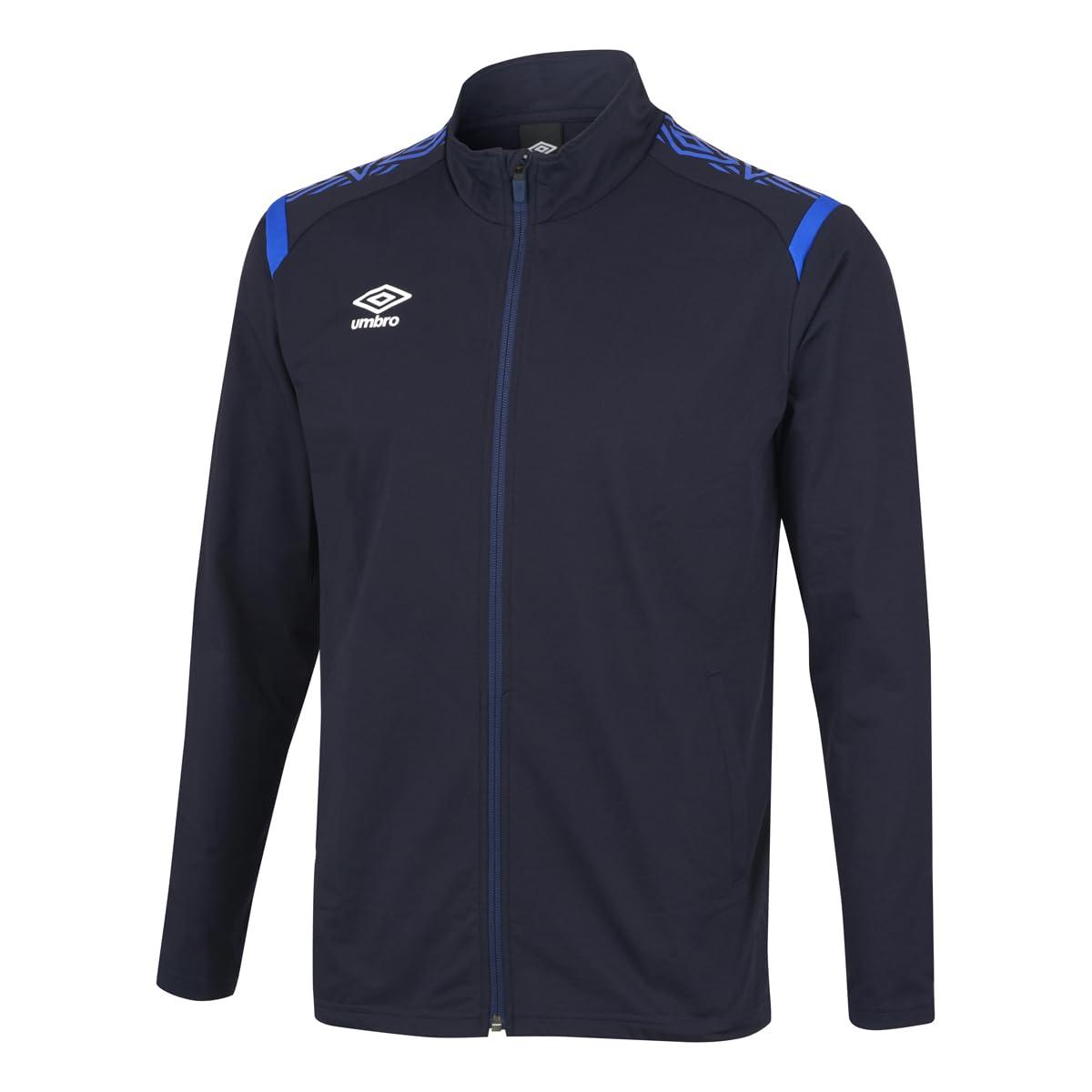[Umbro] Jersey Soccer Long Sleeve Zipper Moisture-Wicking Stretch Windproof Lightweight Practice Club Team Training Classic Kids Junior Unisex 10 Colors NVBU(UAS2350J) 160