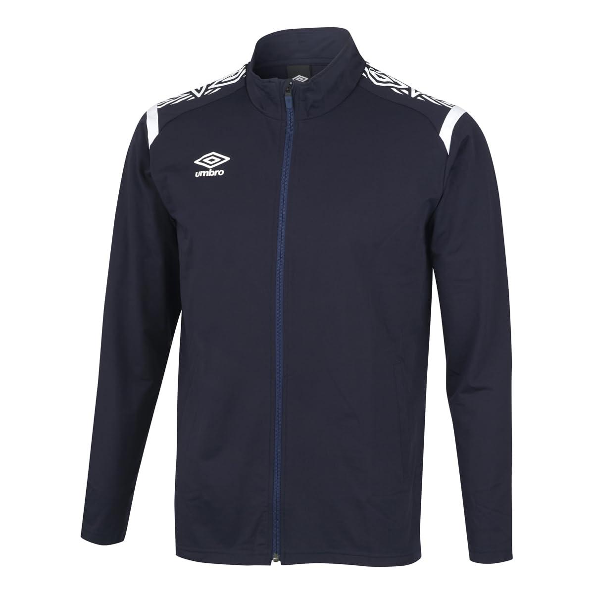 [Umbro] Jersey Soccer Long Sleeve Zipper Moisture-Wicking Stretch Windproof Lightweight Practice Club Team Training Classic Kids Junior Unisex 10 Colors NVWH(UAS2350J) 150
