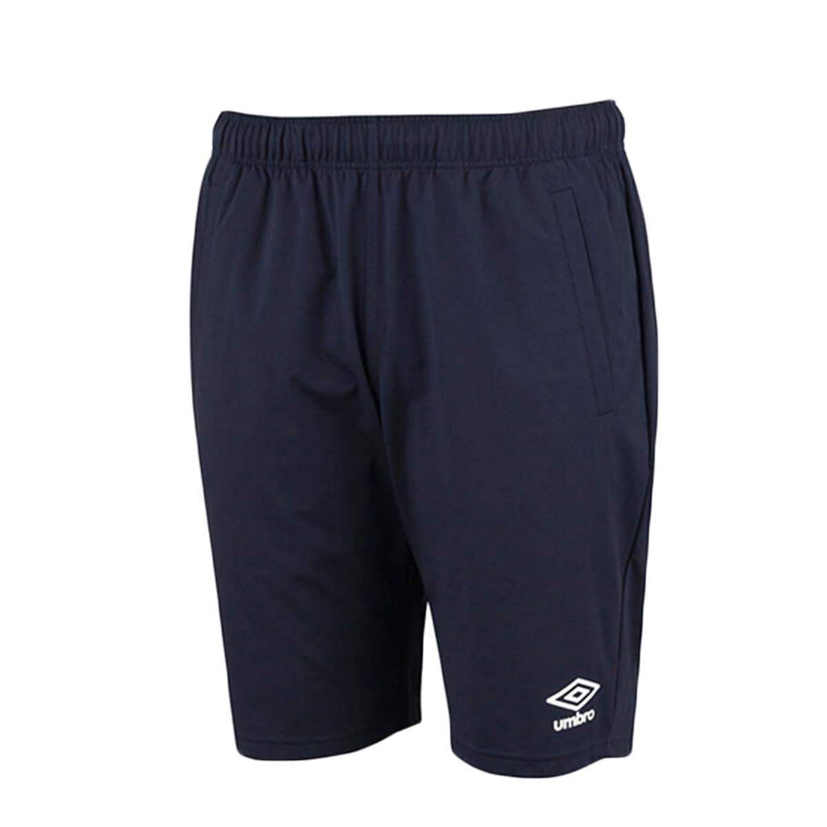 [Umbro] Soccer Shorts - Moisture-Wicking, Stretch, Lightweight - Practice, Club Activities, Team Training - Classic Style - Kids, Junior, Unisex - NVY (UAS2351JP) 130