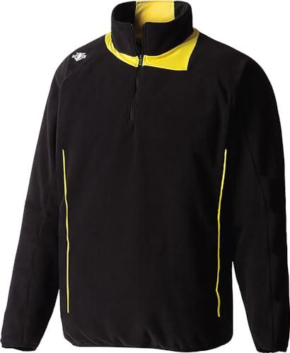 [Descente] Baseball Fleece Half-Zip Fleece Jacket DBX-2460C Men's Black