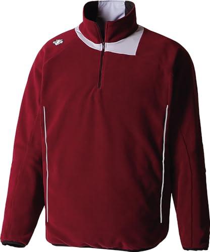 [Descente] Baseball Fleece Half-Zip Fleece Jacket DBX-2460C Men's D Engine