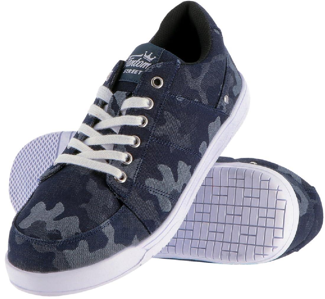 [Koushin Gum] Safety Shoes Work Boots Safety Sneakers Resin Toe Cap Breathable Shock Absorption Flexibility Phantom Street FST-2000 LC E0734MT Men's C-Blue 24.5 cm