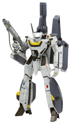 Wave Super Dimension Fortress Macross VF-1S Strike Valkyrie Battroid Ichijo Teru/Roy Focker Machine 1/100 Scale Approx. 16cm Tall Plastic Model Kit MC-070