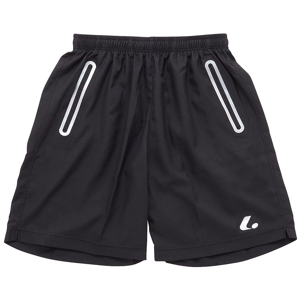 Lucent Uni Shorts Black × Silver L XLS-5380
