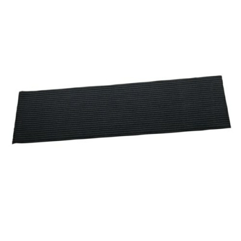 BONFORM Car Mat Straight Fit for Light/Standard Vehicles Free-Cut Large Size 1 Piece Anti-Slip Treatment 50x150cm Black 6369-04BK