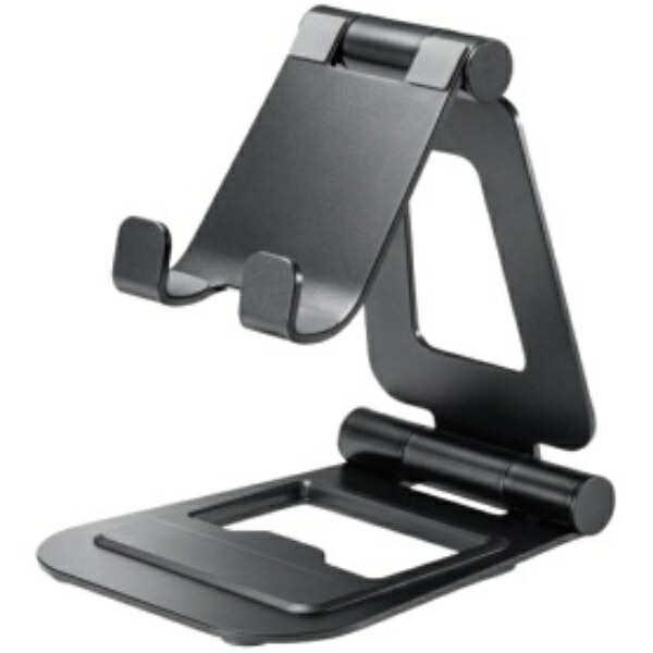 Sanwa Supply Aluminum Tablet Stand (Adjustable Angle & Height) Black PDA-STN52BK