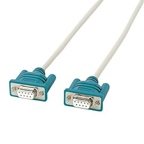 Sanwa Supply RS-232C Cable D-sub 9-pin Female Inch Screw (4-40) - D-sub 9-pin Female Inch Screw (4-40) Interlink Wiring 2m KR-LK2