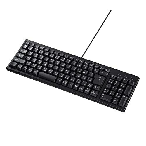 Sanwa Supply Compact Keyboard with USB Hub SKB-KG2UH3BK Black