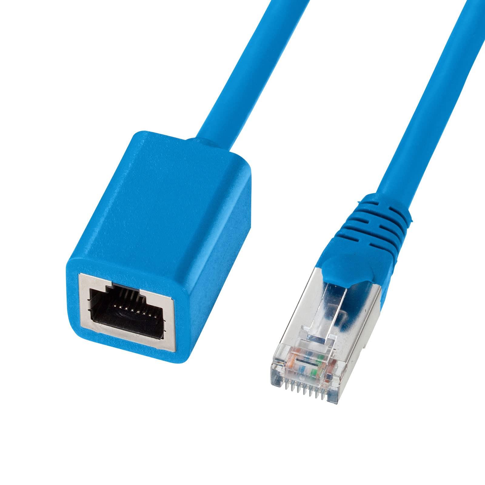 Sanwa Supply Category 6 STP Extension LAN Cable (Blue, 1m) KB-STP6EX-01BL