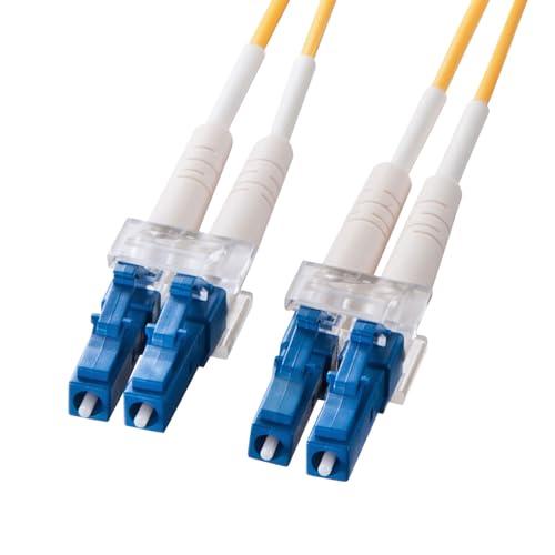 Sanwa Supply Glasses-Type Optical Fiber Cable (Single 8.6μm, LC×2-LC×2, 1m) HKB-LCLC1-01N