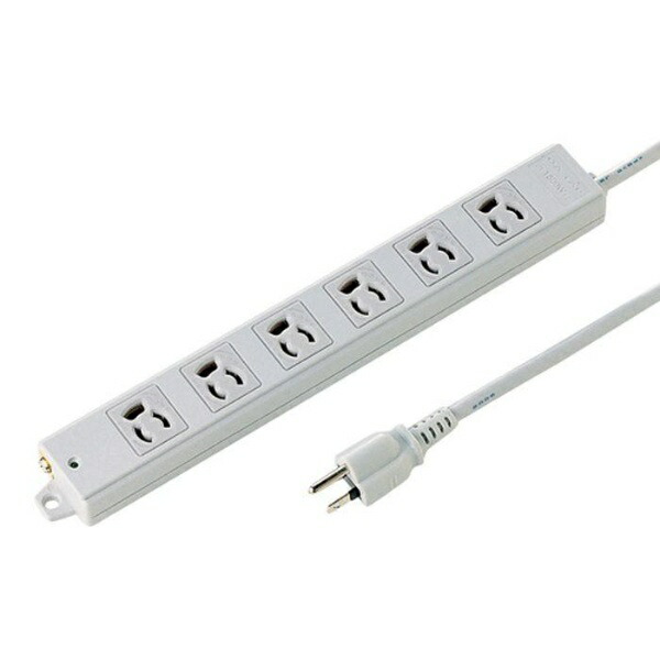 Sanwa Supply Construction Site Tap (3P, 6 Outlets, 5m) TAP-KS6-5