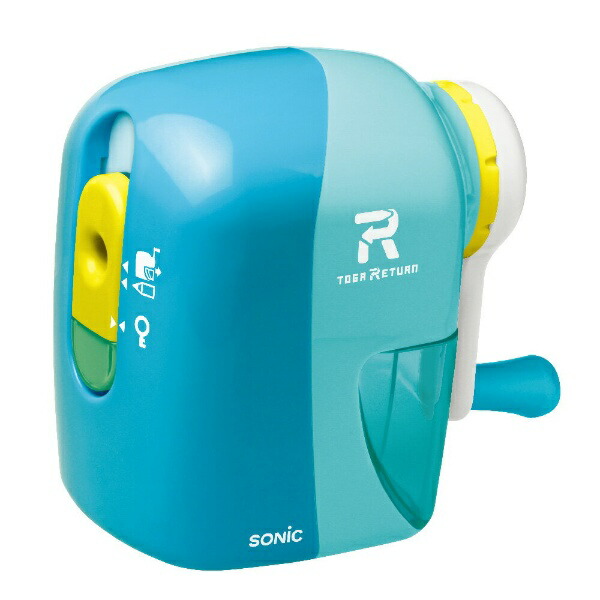 Sonic Pencil Sharpener Togariturn Manual Pencil Sharpener Light Blue EK-7022-LB