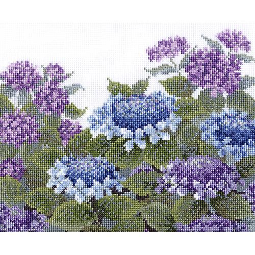Olimpas Silk Megumi Onoe Embroidery Kit Beloved Flowers: Hydrangea 7451