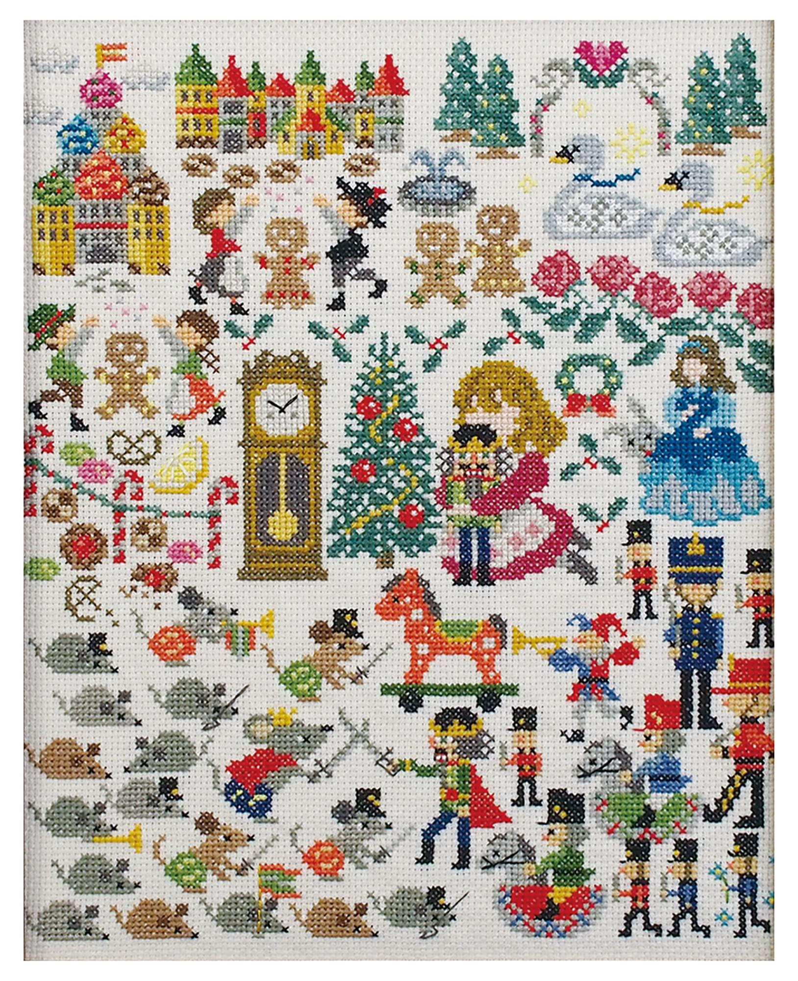 Olympus Embroidery Kit Cross Stitch Nostalgic Story Design by Nitka The Nutcracker and the Mouse King 7572 ※ Frame (w-59) sold separately.