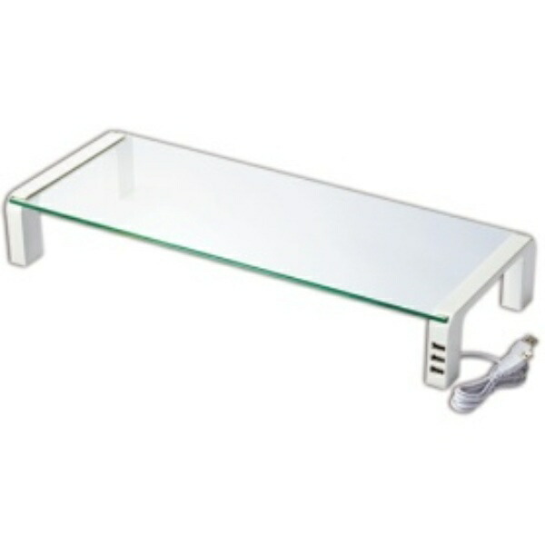 King Jim Desk Board with USB Hub, White THDBU-20W