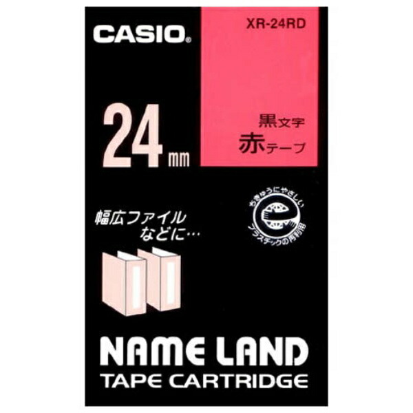 Casio LabelWriter NameLand Tape 24mm XR-24RD Red