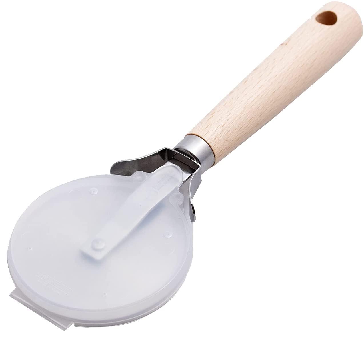 Suncraft Pizza Cutter with Safety Case Made in Japan Patissière PP-542 Silver