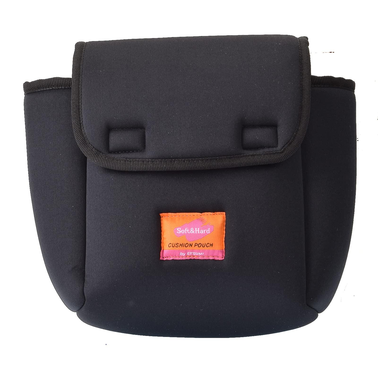 [Etsumi] Camera Pouch Etsumi Camera Case Extra Thick Cushion Pouch 10mm Urethane Black