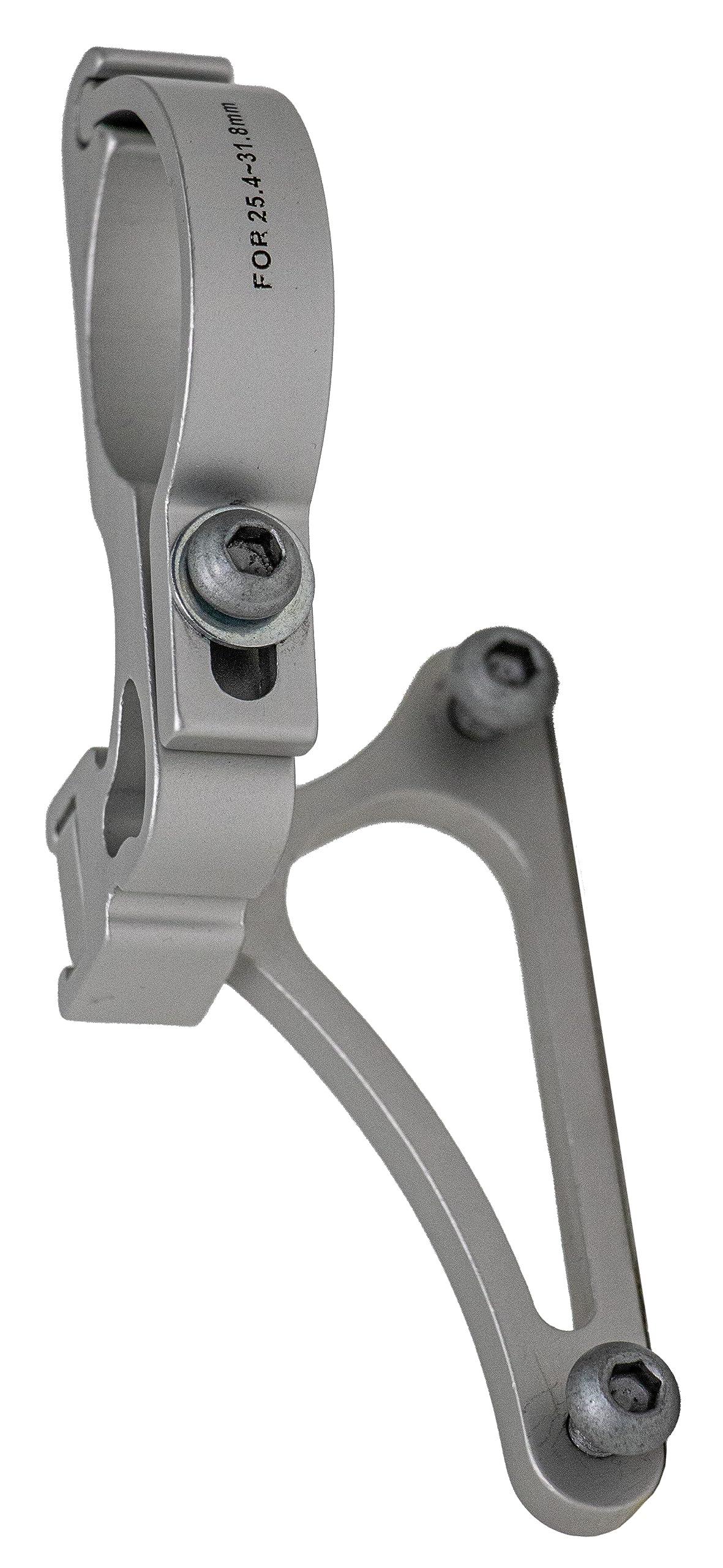 Banana Works Take Out Holder Silver (SI) Bottle Cage Adapter for Handlebar Mounting