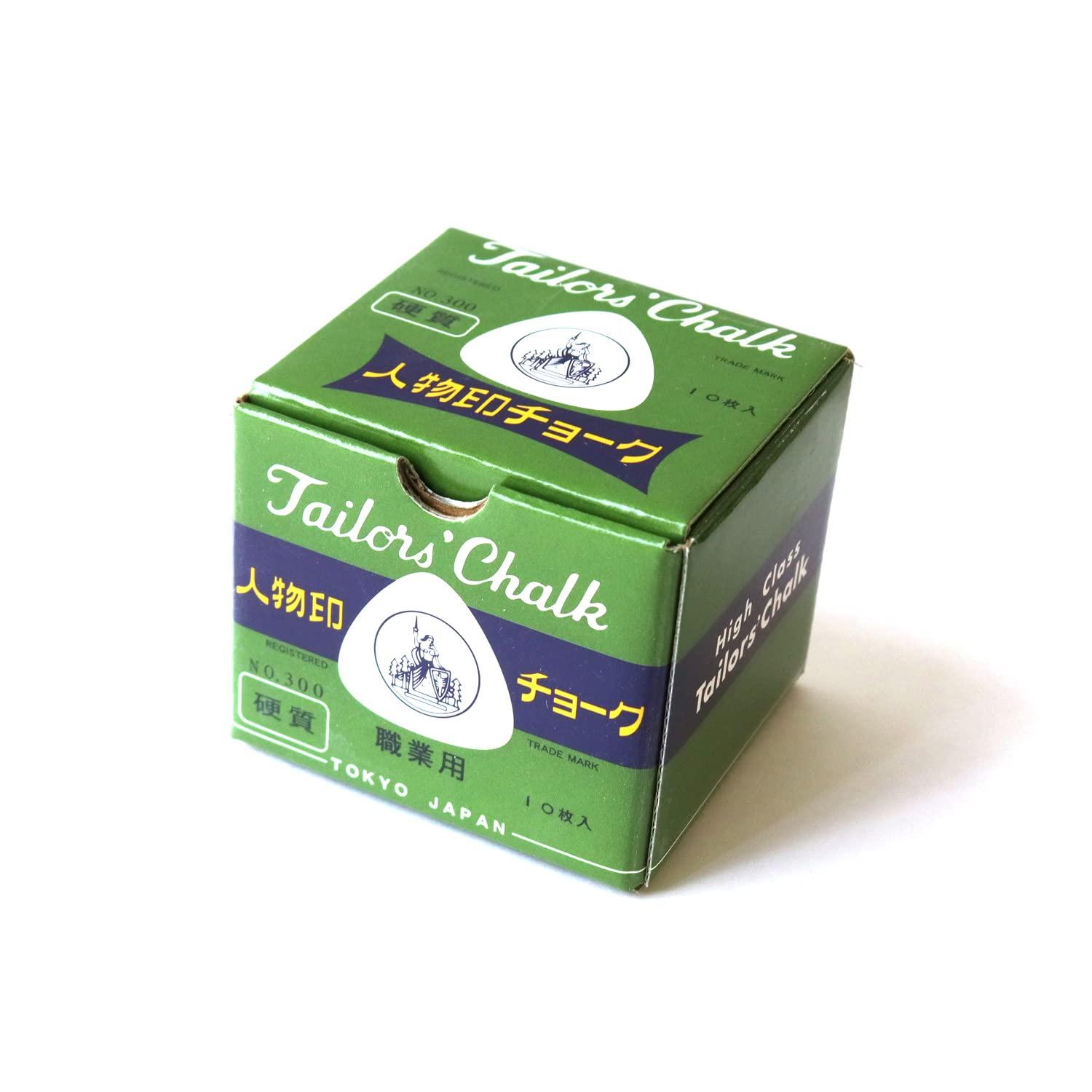 Shimada Shoji Personalized Chalk No.300 (Hard) White 10-Pack JBC300-W