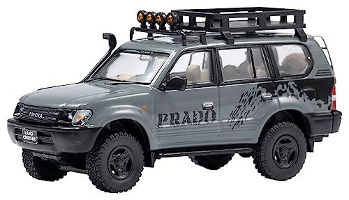 Gaincorp Products 1/64 Toyota Land Cruiser Prado 90 RHD Retrofit Gray Ready-to-Display Model