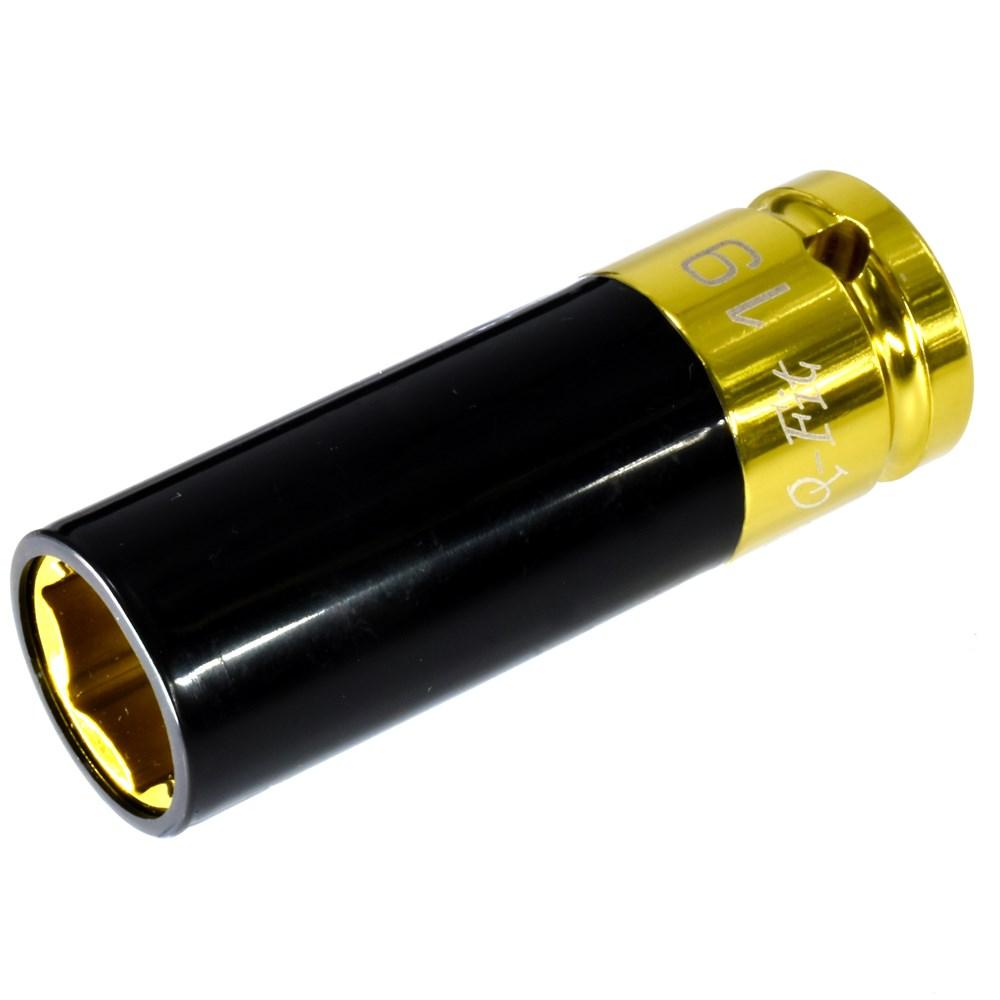 AP Q-Fit 1/2DR Wheel Impact Socket 19mm | Impact Wrench Socket Wheel Socket Automotive Impact Socket Socket