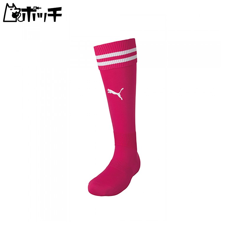 [PUMA] Soccer Wear Lineiri Stockings 729881 [Unisex] Raspberry/White (12) Japan Size 30 (-)