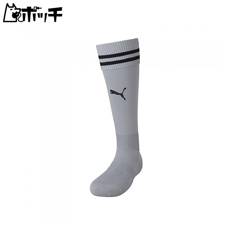 [PUMA] Soccer Wear Lineiri Stockings 729881 [Unisex] Silver/Black (14) Japan Size 27 (-)
