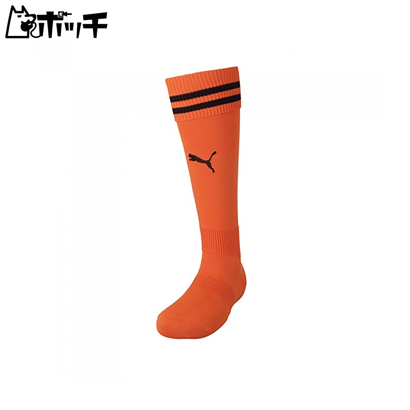 [PUMA] Soccer Wear Lineiri Stockings 729881 [Unisex] Golden Poppy/PUMA Black (08) Japan Size 27 (-)
