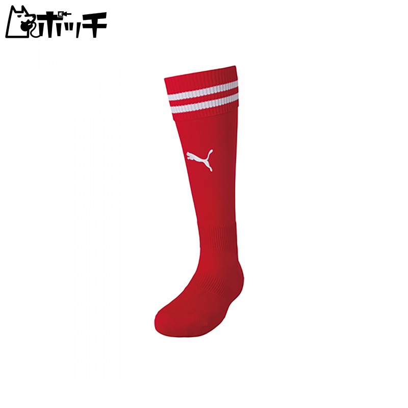 [PUMA] Soccer Wear Lineiri Stockings 729881 [Unisex] PUMA Red/PUMA White (01) Japan Size 27 (-)