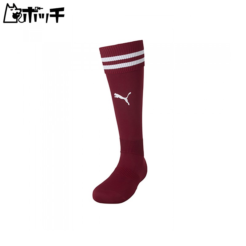 [PUMA] Soccer Wear Lineiri Stockings 729881 [Unisex] Cordovan/PUMA White (09) Japan Size 30 (-)