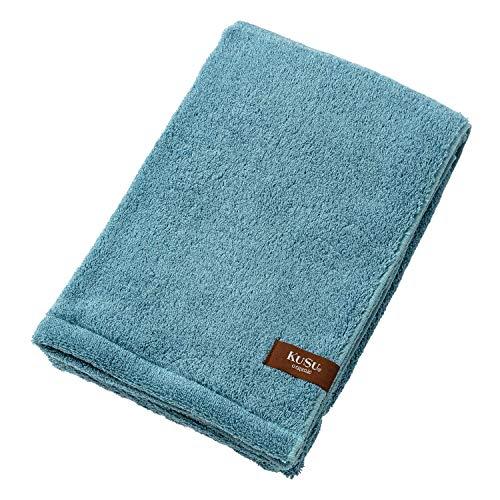 Kusunohashi Monori Bath Towel KuSu Organic PBP Approx. 59×120cm Blue 1-68031-11-B