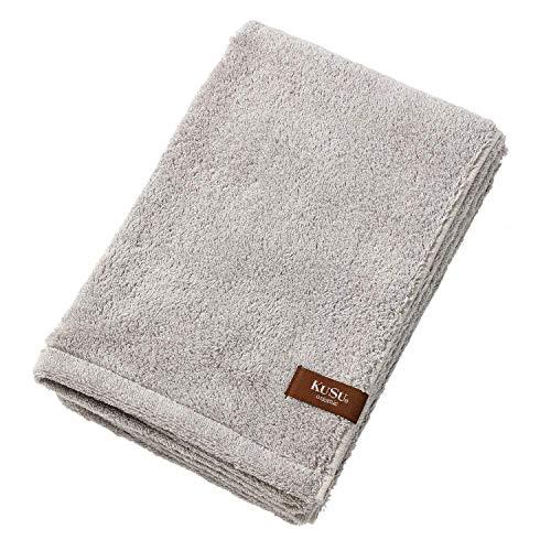 Kusunohashi Monori Bath Towel KuSu Organic PBP Approx. 59×120cm Gray 1-68031-11-GY