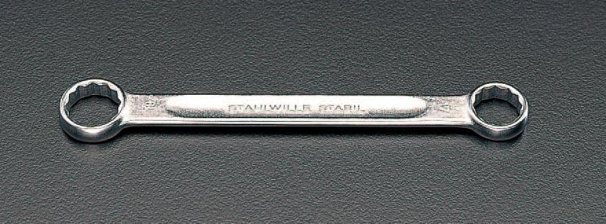 17x19mm Double-Ended Open-End Wrench (Straight)