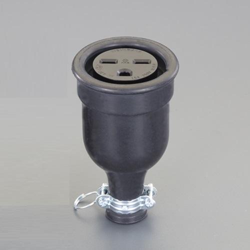 AC 250V/15A Waterproof Connector (2-Pole with Ground)