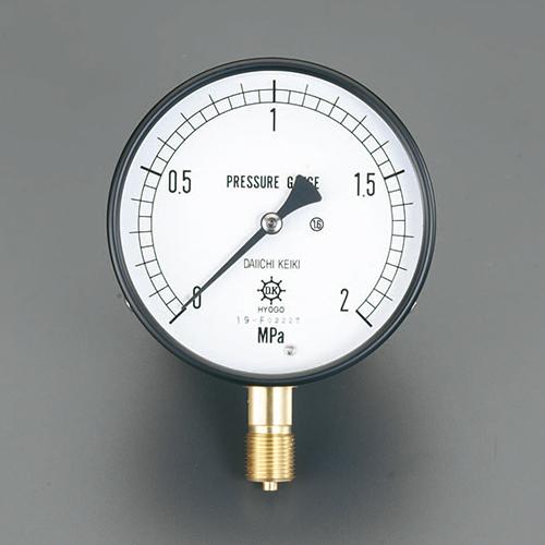 ESCO G 3/8"/75mm/0-0.6MPa Pressure Gauge EA729DE-6