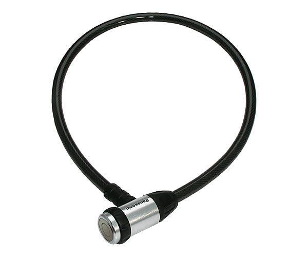 NSAJ089-B Wire Lock with Dimple Key, Black