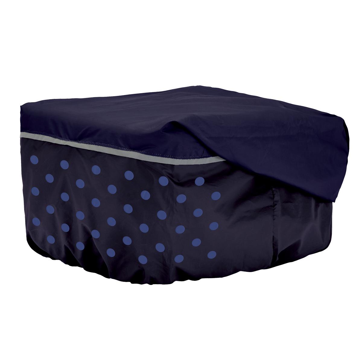 NSAR154-V Rear Basket Cover Navy Dot Pattern
