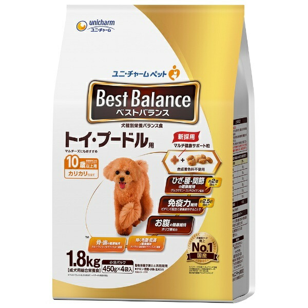 Best Balance Dog Food Crispy Texture For Toy Poodles 10+ Years Old 1.8 Kilograms (x 1)