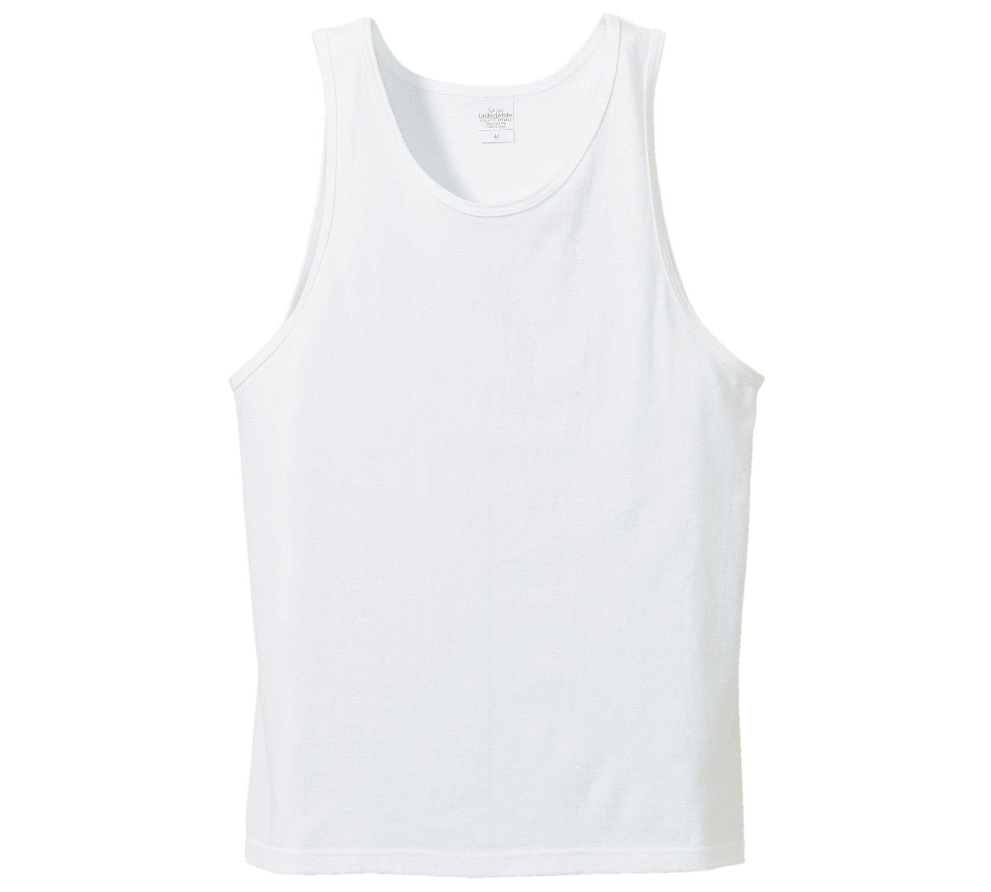 [United Athle] 5.6 oz Easy Tank Top 500701 [Men's] 001 White M