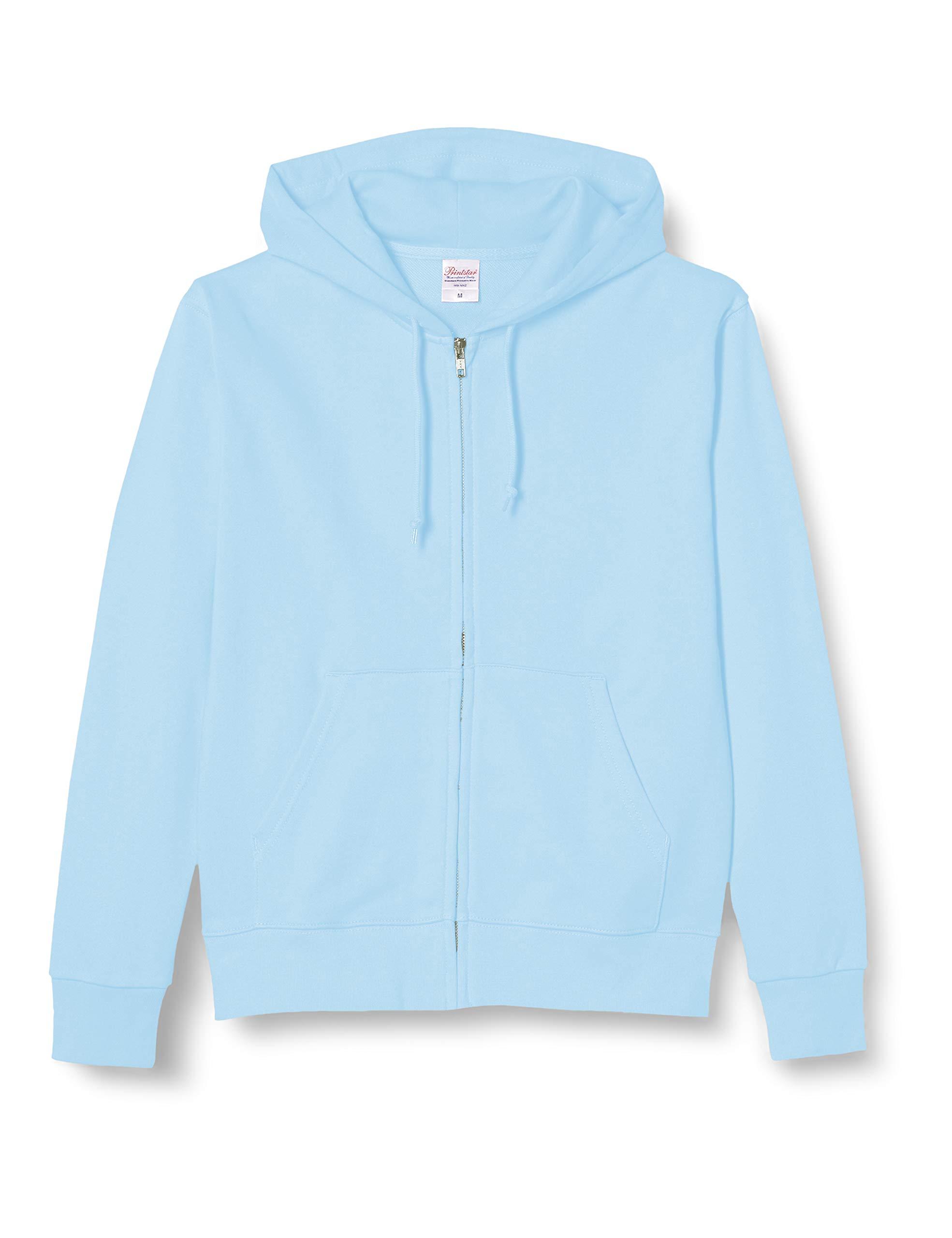 [Printstar] Sweatshirt 9.7 oz Brushed Standard Double Hooded Zip Pullover 00189-NNZ Men's Light Blue 3XL (Equivalent to Japanese Size 3XL)