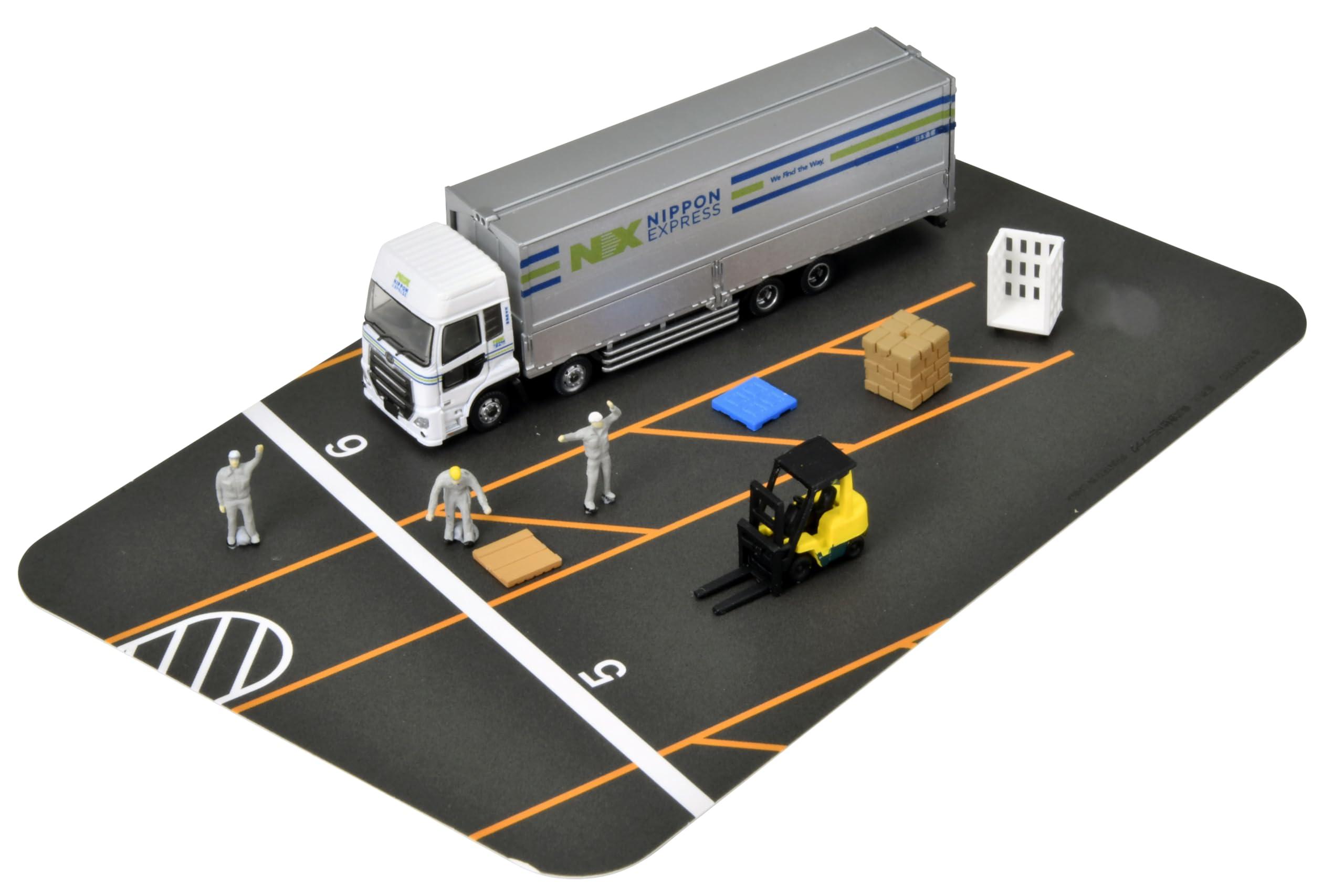 Tomytec The Truck Collection Truck Collection Logistics Site Wing Van Set E NX Nippon Express Diorama Accessories 329596
