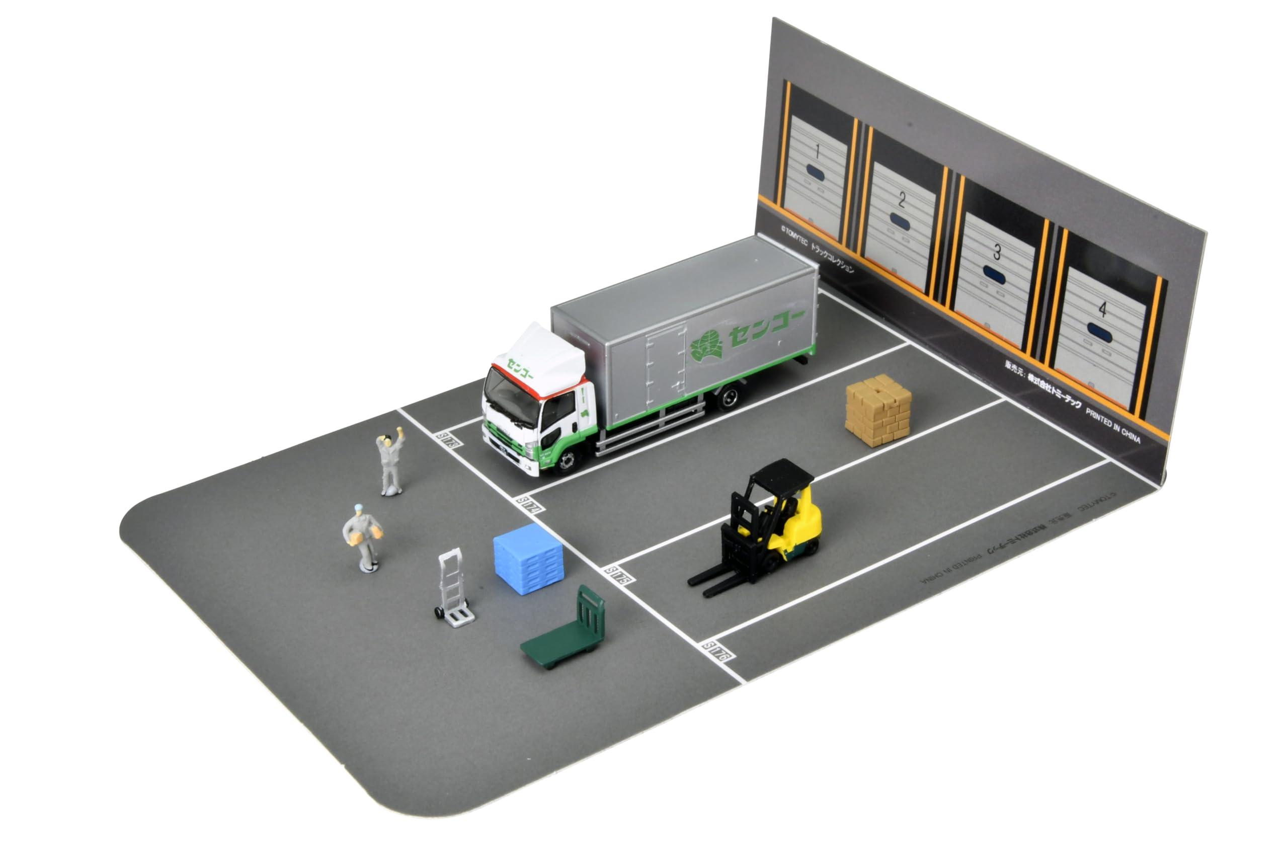 Tomytec The Truck Collection Truck Collection Logistics Site Truck Set D Senko Diorama Supplies 331315