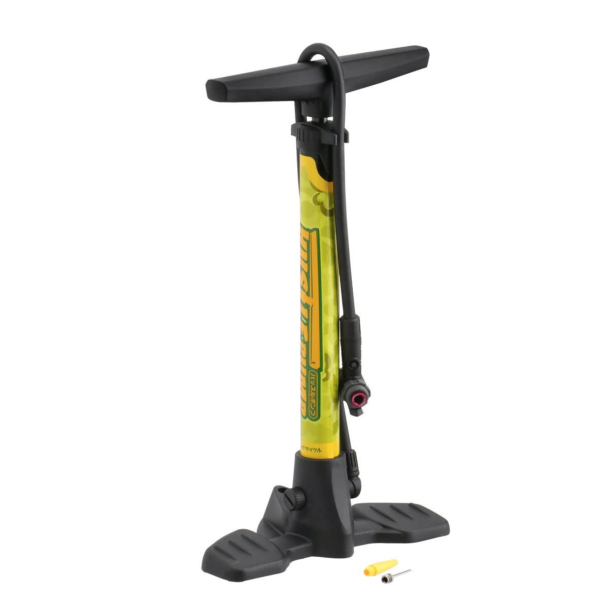 Dirtfreak Yotsuba Cycle Hustle Pump Kids' Air Pump Compatible with Presta/Schrader/Schrader Valves Includes Ball and Float Attachments A1753 (Old Model Number: YB59-1010)
