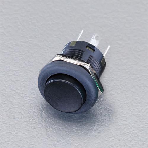 125V/3A Push Button Switch (2-Pole Double-Throw / Black)