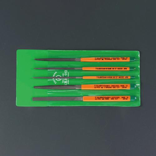 185mm Files (5 Types, 5-Piece Set / Medium Grit)