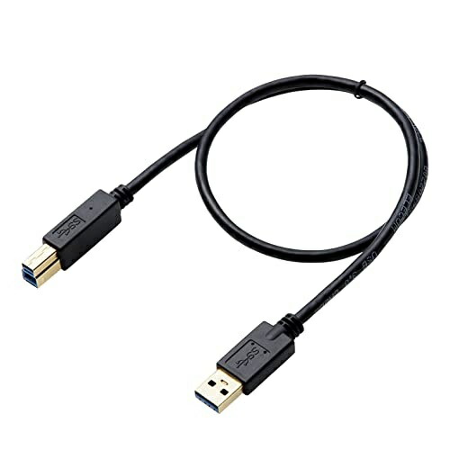 ELECOM USB 3.0 Cable Type A to Type B for HDD 1.0m Black DH-AB3N10BK